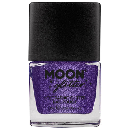 Holograficzny lakier do paznokci Moon Glitter Purple 14ml