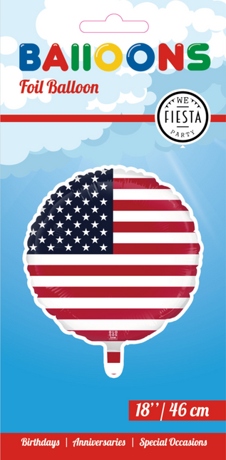 Balon helowy America pusty 45 cm