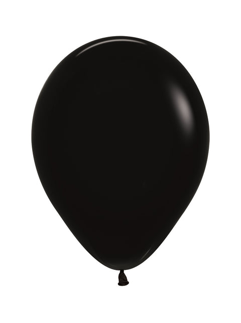 Balony czarne 25cm 100szt