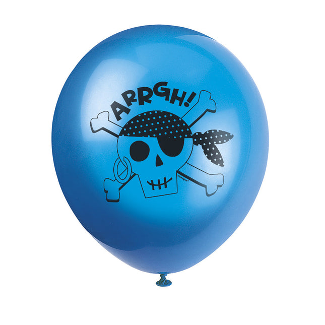 Balony pirackie Arrgh 30cm 8szt.