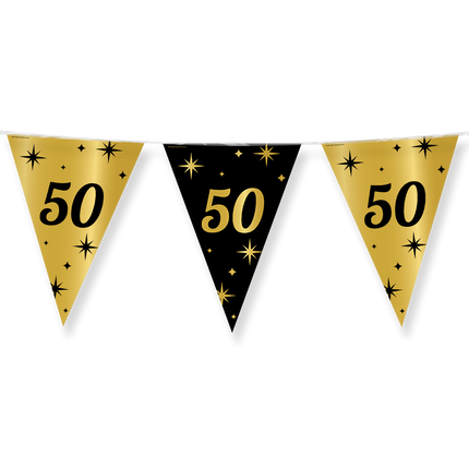 Flagline 50 Years Gold Black 10m