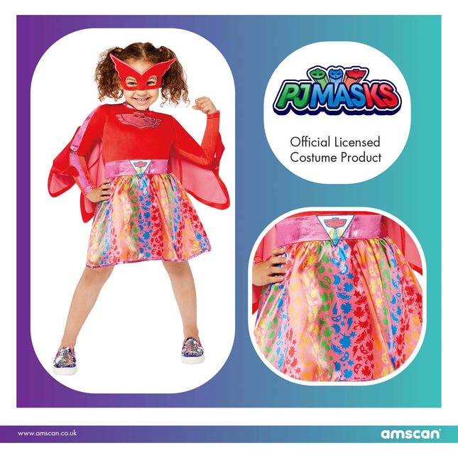 Kostium dziecięcy Owlette Rainbow Dress 6/8 lat