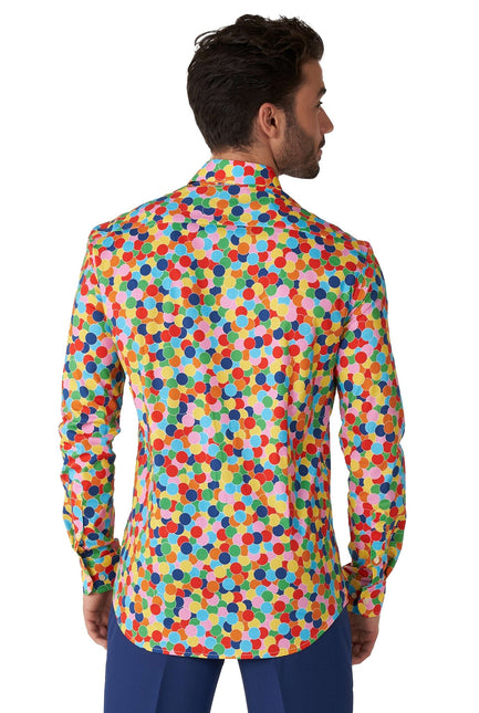 Party Confetti Shirt Men OppoSuits