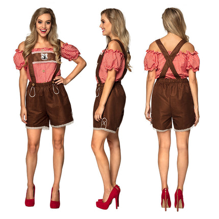 Lederhosen damskie z bluzką