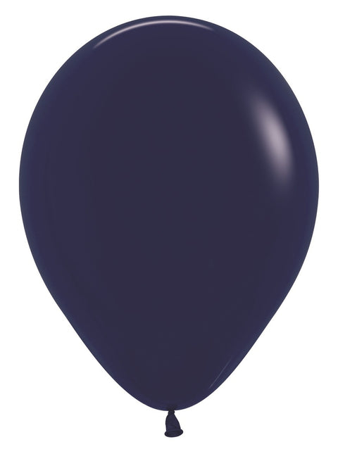 Balony granatowe 30cm 12szt