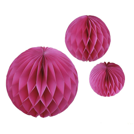 Fuchsia Honeycomb 3szt