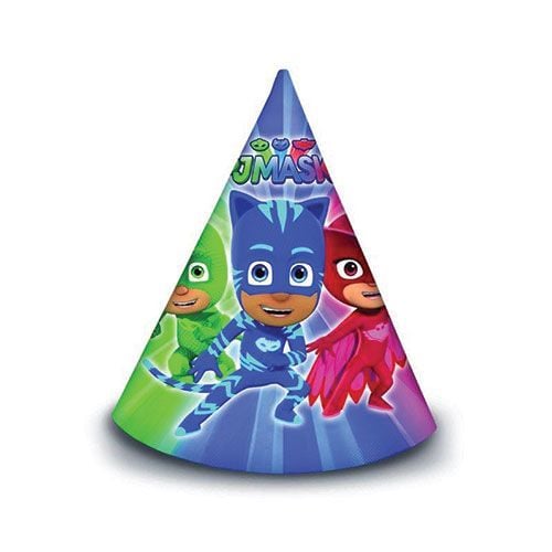 Czapki imprezowe Pj Masks 6szt