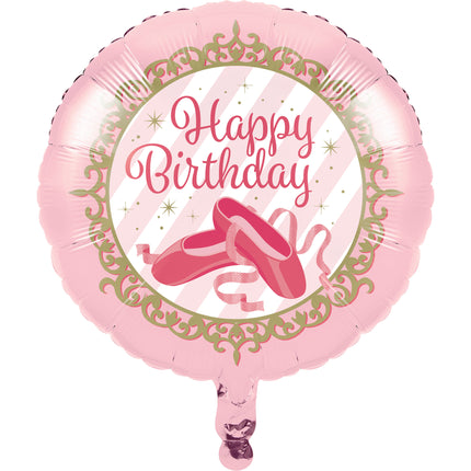 Balerina balon helowy Happy Birthday 44cm