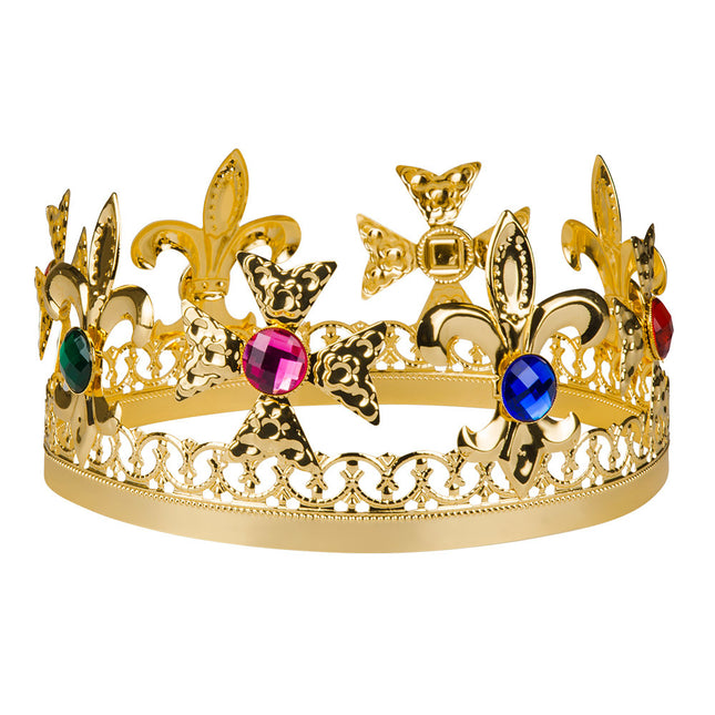 Złota korona King 22 cm