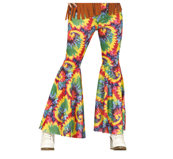 Hippie 60S Spodnie Kolorowe Damskie M