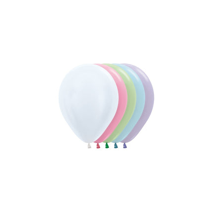 Balony Pearl Mix 12cm 50szt