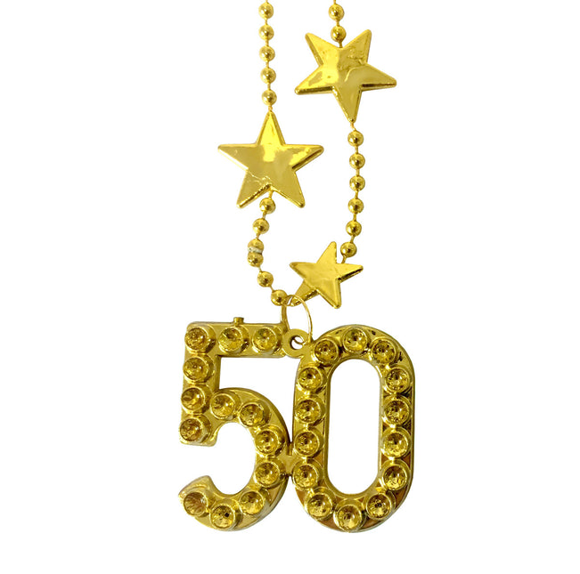 Złoty naszyjnik 50 Years Star