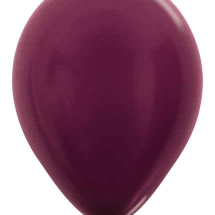 Balony Metallic Burgundy 30cm 50szt