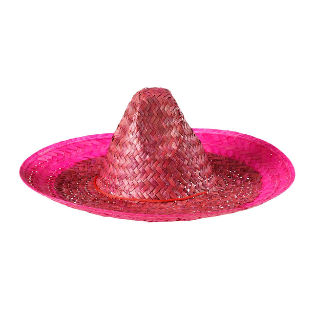 Sombrero różowe 48 cm