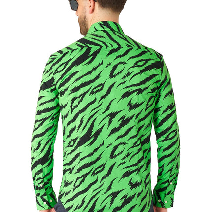 Zielona koszula męska Tiger OppoSuits