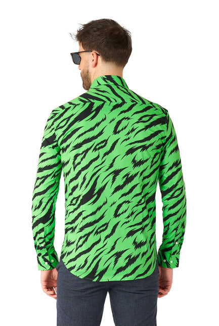 Zielona koszula męska Tiger OppoSuits