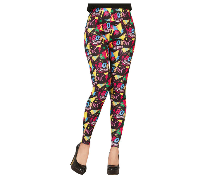 Neonowe legginsy 80S Rainbow Ladies