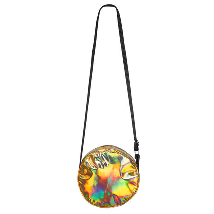 Torba na ramię Holographic Gold 20cm