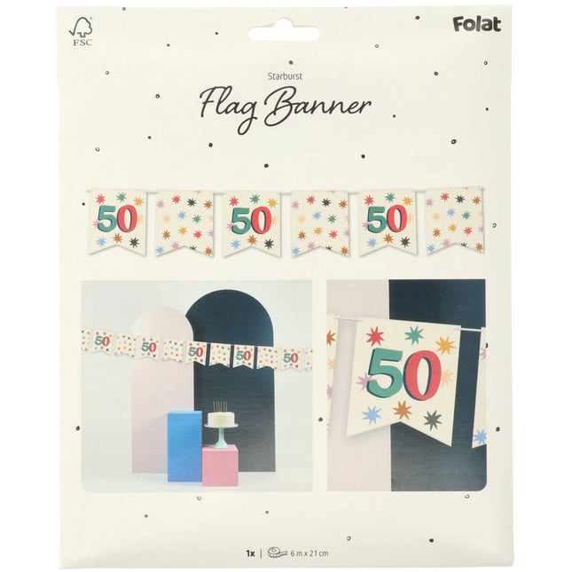 50 Years Garland 6m