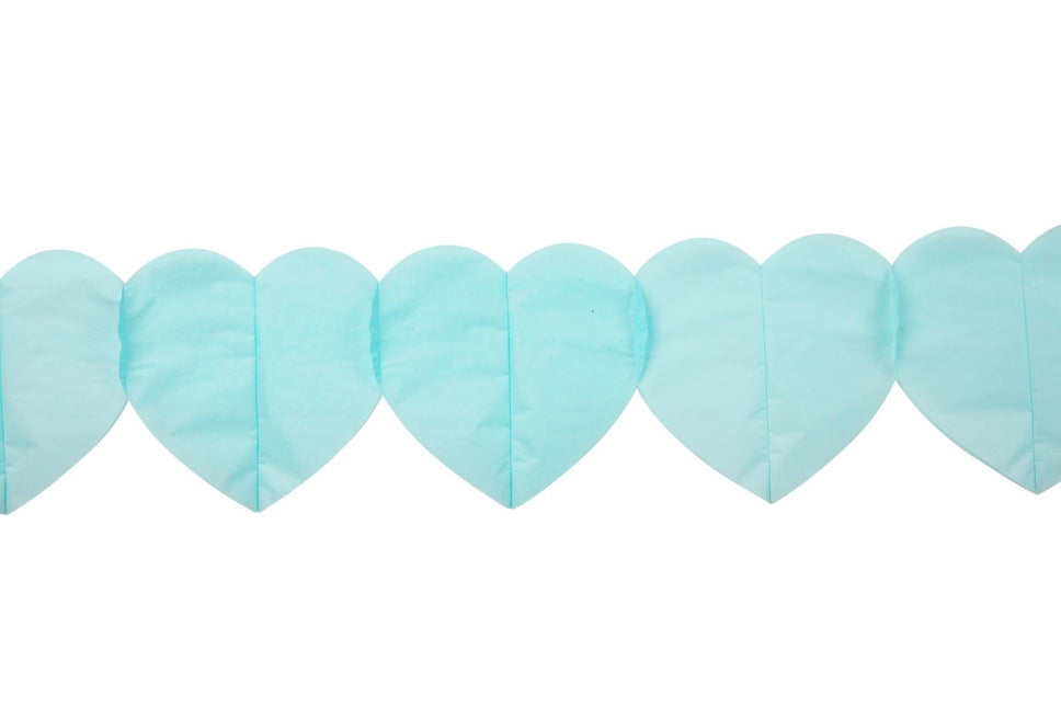 Garland of Hearts Blue 6m