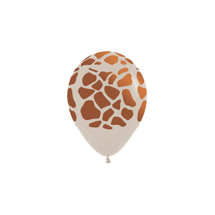 Balony Animal Print Metallic Ink 12cm 50szt