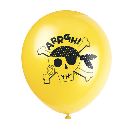 Balony pirackie Arrgh 30cm 8szt.