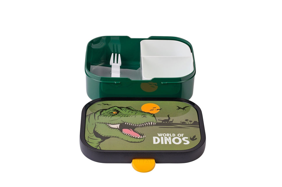 Zestaw obiadowy Campus School kubek+pudełko na lunch Dino