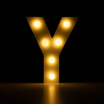 Y Light Letter 16,5 cm