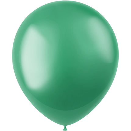 Zielone balony Metallic Regal Green 33cm 100szt