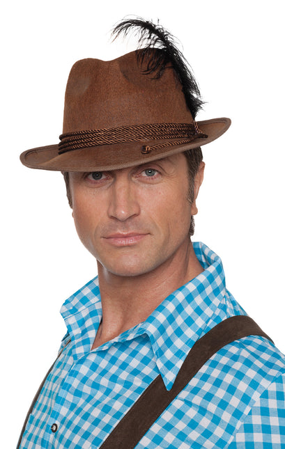 Brown Hat Tyrolean