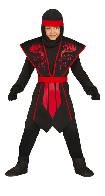 Ninja Suit Child Red Shadow