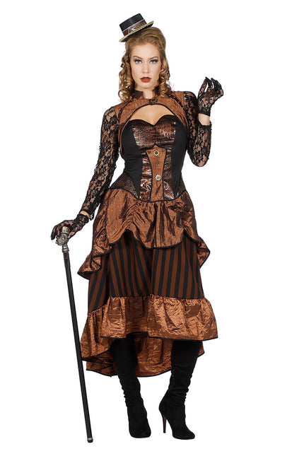 Steampunkowa sukienka