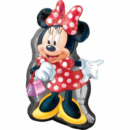 Balon z helem Myszka Minnie XL 81 cm pusty