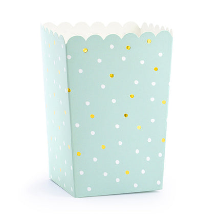 Tacki na popcorn Mint Green 12,5cm 6szt