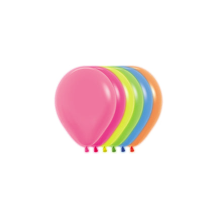 Balony Neon Mix 12cm 50szt