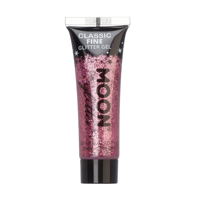 Moon Glitter Classic Fine Glitter Gel Pink 12ml