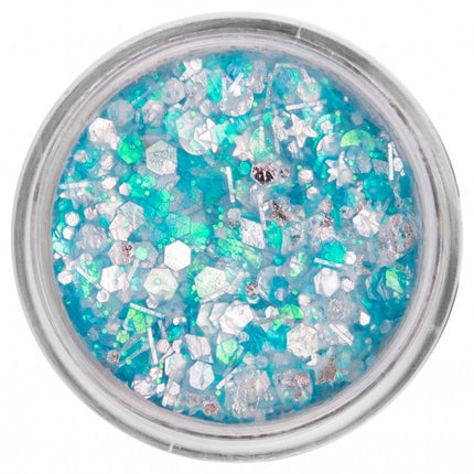 PXP Pressed Chunky Glitter Creme Turquoise Candy 10ml