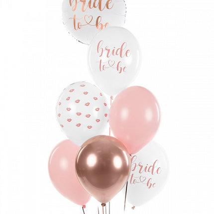 Balony Bride To Be Mix 30cm 6szt