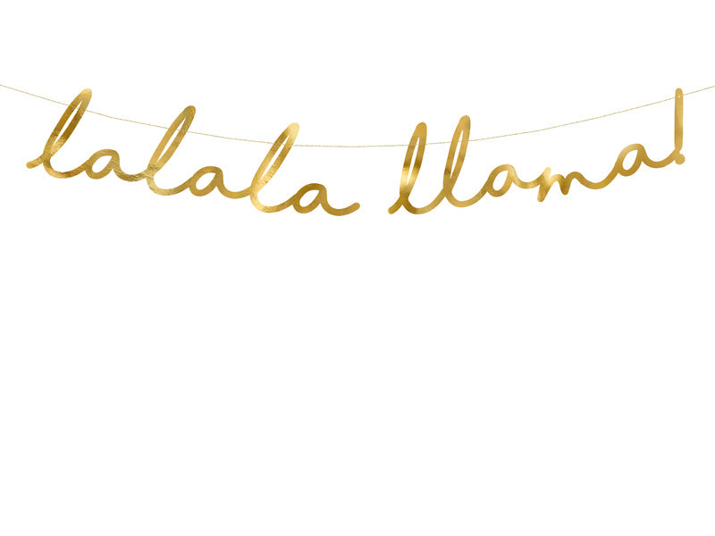 Baner Lalala Llama Gold 82cm