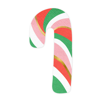 Serwetki Candy cane 15,5cm 20szt