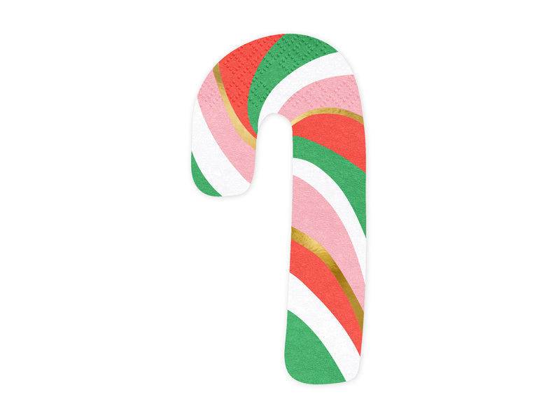 Serwetki Candy cane 15,5cm 20szt