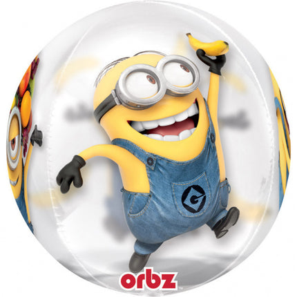 Balon z helem Minionki 40 cm pusty