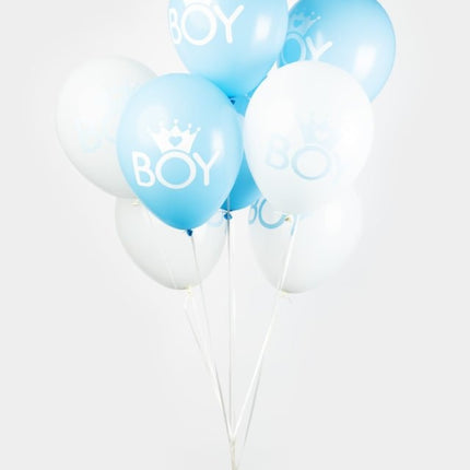 Balony urodzinowe chłopiec 30,5cm 8szt