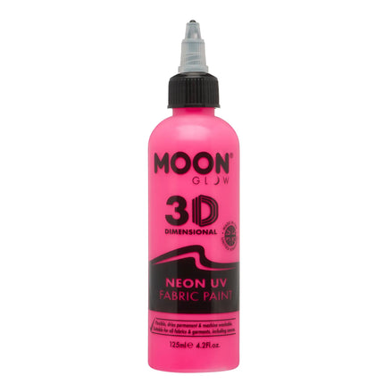 Farba do tkanin Moon Glow Neon UV Intense Pink 125ml