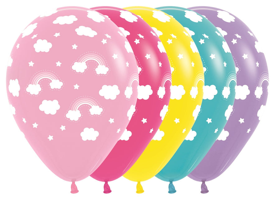 Balony Rainbow Mix 30cm 25szt