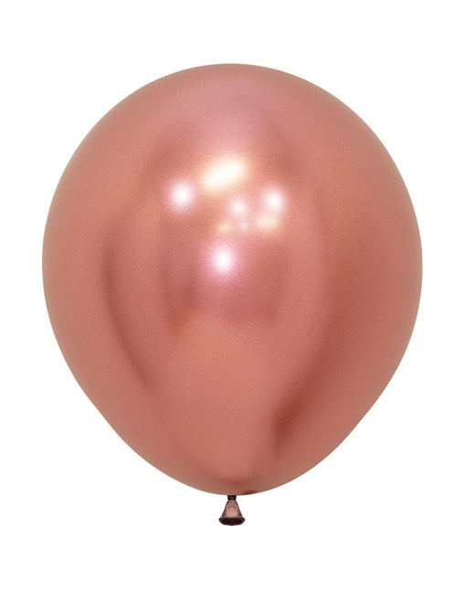 Balony Reflex Rose Gold 45cm 6szt