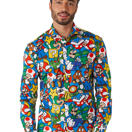 Super Mario Shirt Men OppoSuits