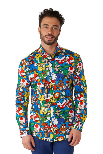 Super Mario Shirt Men OppoSuits