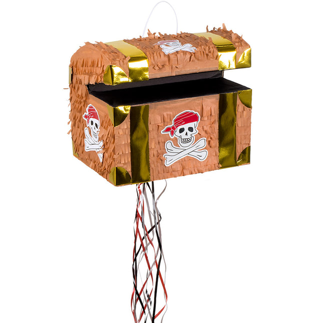 Pull Pinata Treasure Chest 30cm