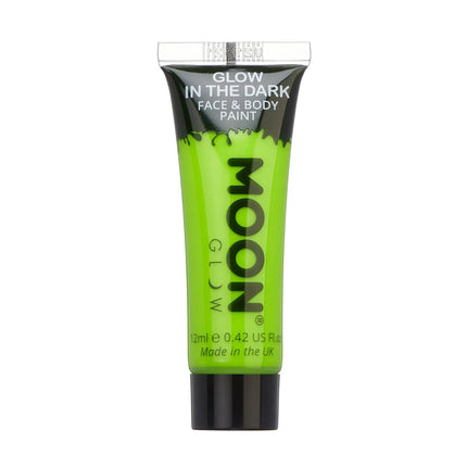 Farba do twarzy Moon Glow Glow in the Dark Face Paint Green 12ml